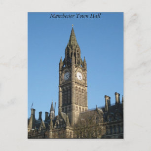 Manchester Town Hall Briefkaart