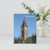 Manchester Town Hall Briefkaart (Staand voorkant)