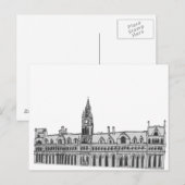 Manchester Town Hall Briefkaart (Voorkant / Achterkant)