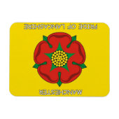 Manchester - Trots van Lancashire Koelkast Magnet Magneet (Horizontaal)