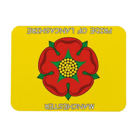 Manchester - Trots van Lancashire Koelkast Magnet Magneet (Horizontaal)