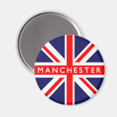 Manchester UK Flag Magneet (Voorkant / Achterkant)