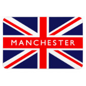Manchester UK Flag Magneet (Horizontaal)