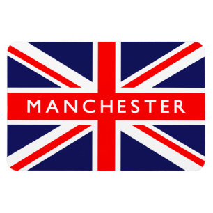 Manchester UK Flag Magneet