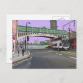 manchester UK illustratie Briefkaart (Voorkant / Achterkant)