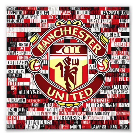 Manchester United Foto Afdruk (Voorkant)