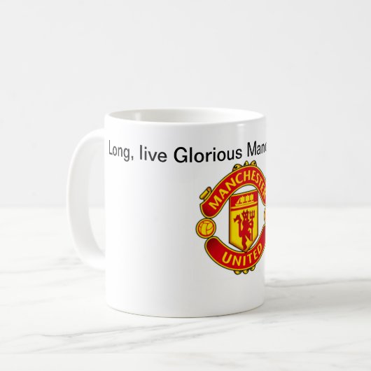 Manchester United-mok Koffiemok (Voorkant links)