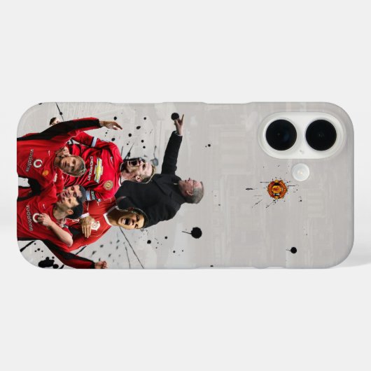 Manchester United Phone Case (Achterkant (horizontaal))