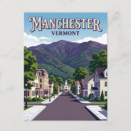 Manchester Verenigde Staten Briefkaart