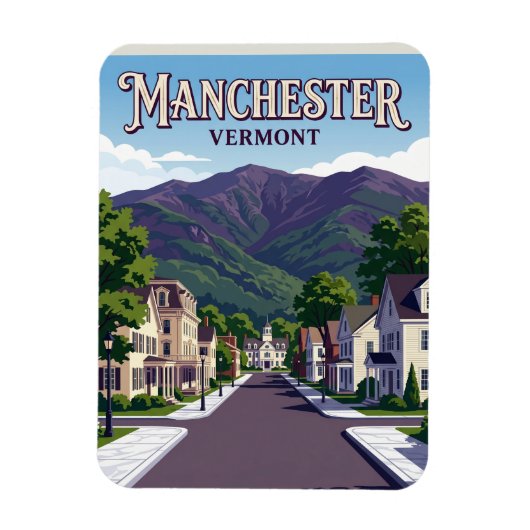 Manchester Verenigde Staten Magneet (Verticaal)