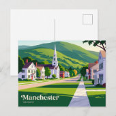 Manchester, Vermont Vermont Briefkaart (Voorkant / Achterkant)