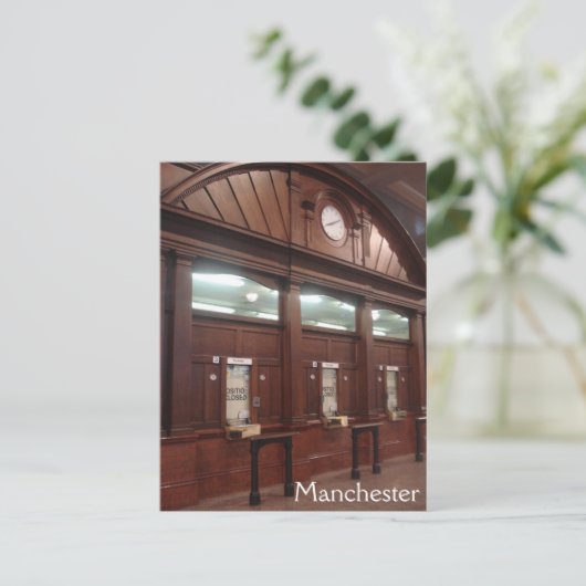 Manchester Victoria Briefkaart (Staand voorkant)