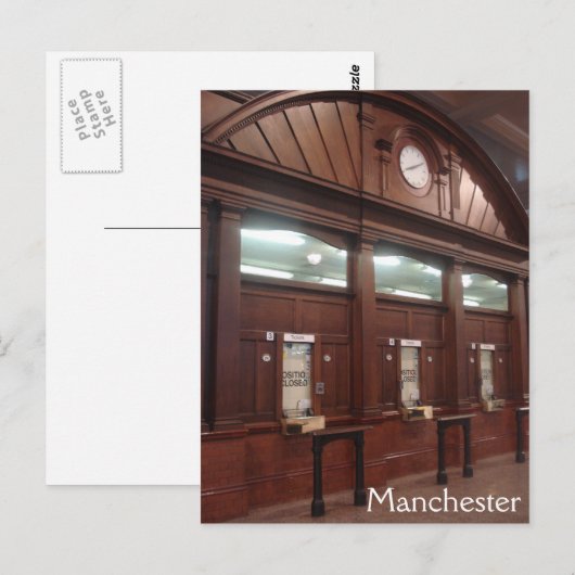Manchester Victoria Briefkaart (Voorkant / Achterkant)