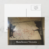 Manchester Victoria Briefkaart (Voorkant / Achterkant)