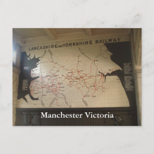 Manchester Victoria Briefkaart