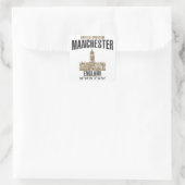Manchester Vierkante Sticker (Tas)