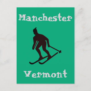 Manchester, VT (Vermont Apres ski stad) Feestdagenkaart