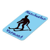 Manchester, VT (Vermont Apres ski stad) Magneet (Linkerzijde)
