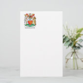 Manchester wapen briefpapier (Staand voorkant)