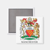 Manchester wapen magneet (Voorkant / Achterkant)