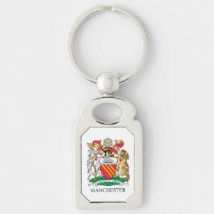 Manchester wapen sleutelhanger