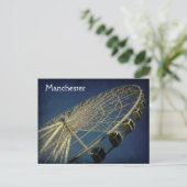 Manchester Wheel Briefkaart (Staand voorkant)