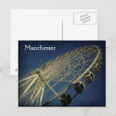 Manchester Wheel Briefkaart (Voorkant / Achterkant)