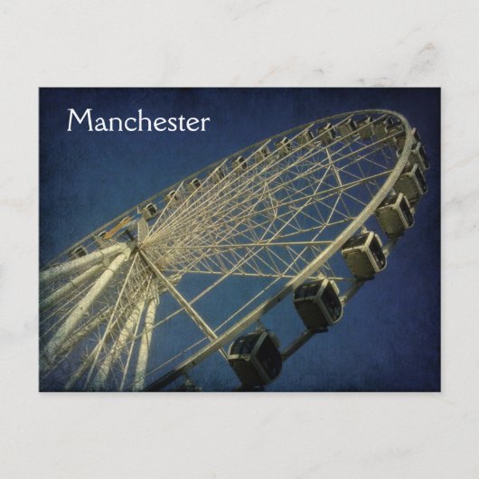 Manchester Wheel Briefkaart (Voorkant)
