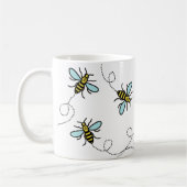 Manchester Worker Bee Classic White Mok (Links)