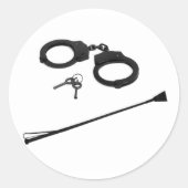 MANCHETTEN EN GEWASSEN RONDE STICKER (Voorkant)