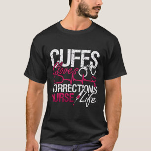 Manchetten Handschoenen Correcties Gevangenis Verp T-shirt
