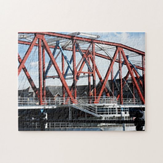 Manchster Dockland-brug. Legpuzzel (Horizontaal)