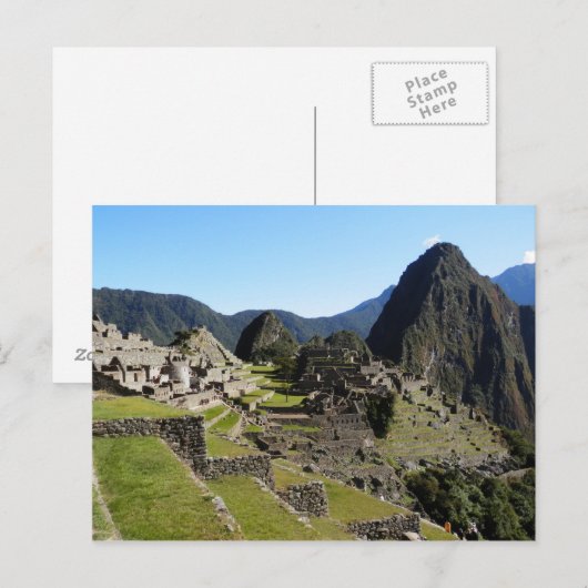 Manchu Picchu Briefkaart (Voorkant / Achterkant)