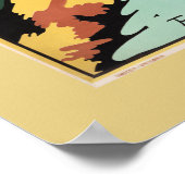 Manchuria en de Grote Muur reizen en reizen Poster (Hoek)