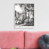Manco Capac en zijn vrouw Canvas Afdruk (Insitu (Woonkamer))