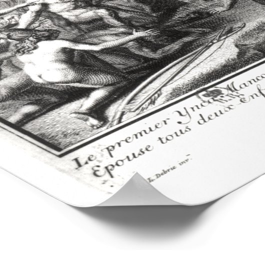 Manco Capac en zijn vrouw Poster (Hoek)