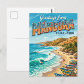 Máncora Peru Briefkaart (Voorkant / Achterkant)