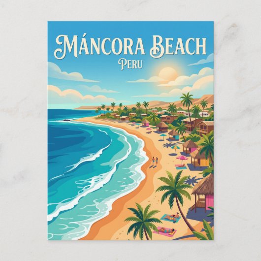 Máncora, Piura Peru Briefkaart (Voorkant)