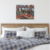 Mancos, Colorado - grote lettertjes Canvas Afdruk (Insitu (Slaapkamer))