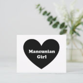 Mancunian Girl Briefkaart (Staand voorkant)
