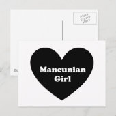 Mancunian Girl Briefkaart (Voorkant / Achterkant)