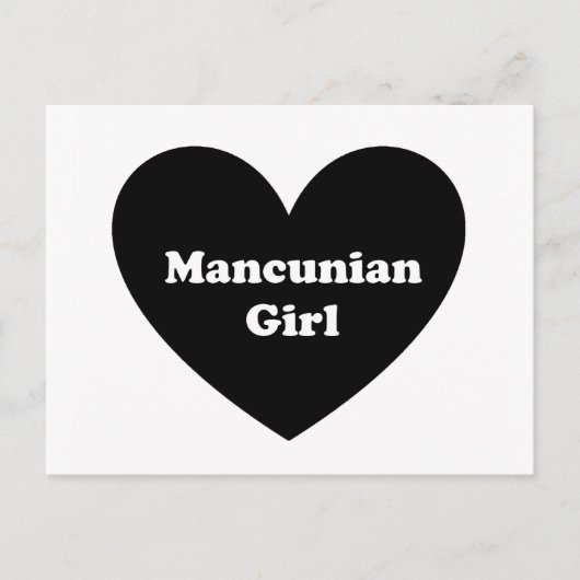 Mancunian Girl Briefkaart (Voorkant)