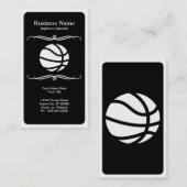 mand basketbal visitekaartje (Voorkant / Achterkant)