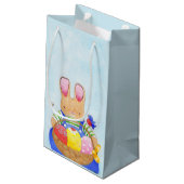 Mand Bunny Kleine Gift Bag Klein Cadeauzakje (Achterkant Gekanteld)