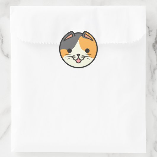 Mand Katten Calico Kat Sticker (Tas)