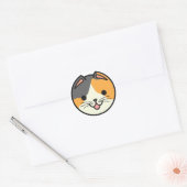 Mand Katten Calico Kat Sticker (Envelop)