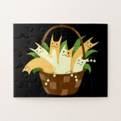 mand kattenpuzzel legpuzzel (Horizontaal)