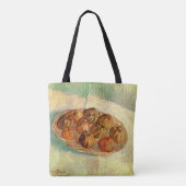 Mand met appels aan Pissarro door Vincent van Gogh Tote Bag (Achterkant)