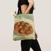 Mand met appels aan Pissarro door Vincent van Gogh Tote Bag (Dichtbij)