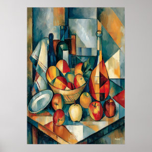 Mand met Appels – Meesterwerk met een Nieuwe Inter Poster